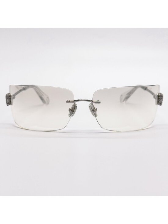 NEW PHILIPP PLEIN SUNGLASSES SPP027V 579X SILVER WOMEN EYEWEAR main image 7